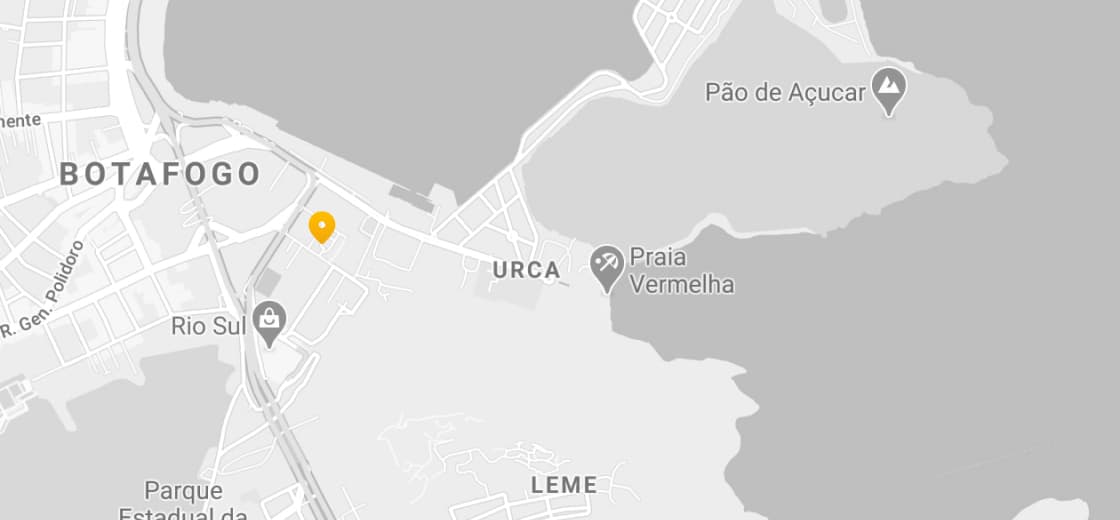 mapa da loja na cidade do Rio de Janeiro